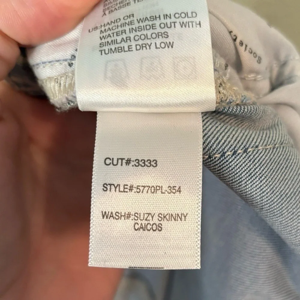 NWT Articles of Society Acid Wash Suzy Skinny‎ Jean Size 28 - Picture 8 of 11